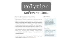 Desktop Screenshot of polytiersoftware.com